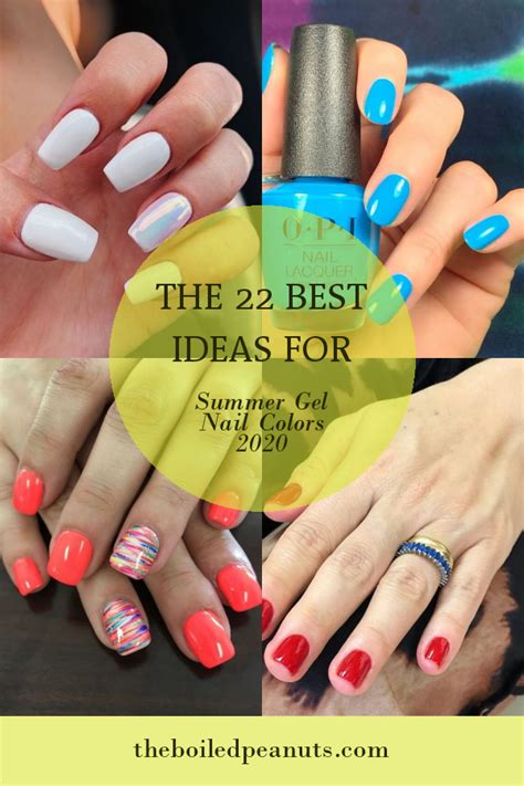 The 22 Best Ideas for Summer Gel Nail Colors 2020 - Home, Family, Style ...