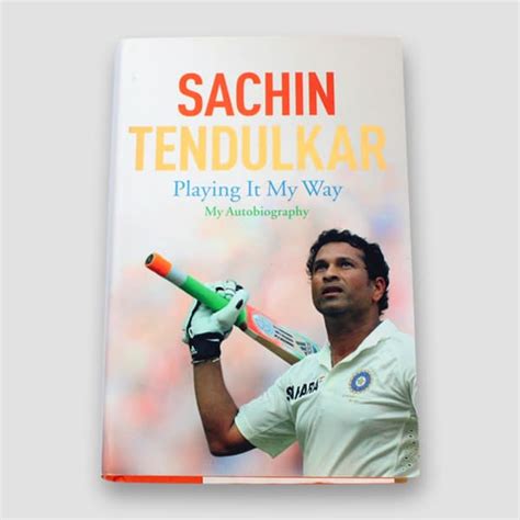 sachin tendulkar signed autobiography playing    mfm sports