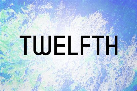 "Twelfth" in English - ABA's Jawbreakers - ABA Journal