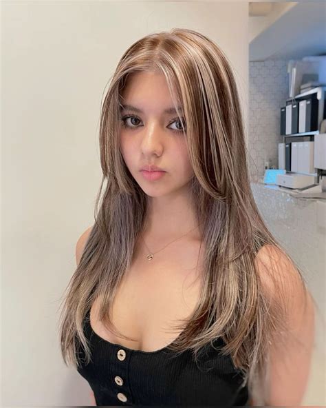 Sustainable dyes will soon improve all brown with highlights hairstyles 28