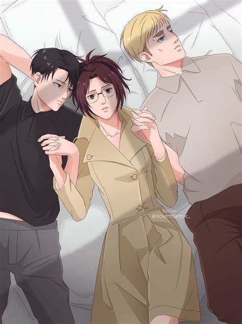 Levi, Hanji and Erwin | Titans, Attaque des titans