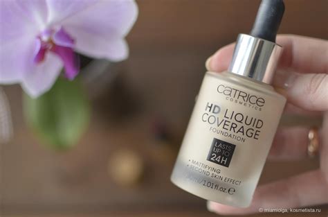 Тональная основа Catrice HD liquid coverage foundation и помада Catrice ...