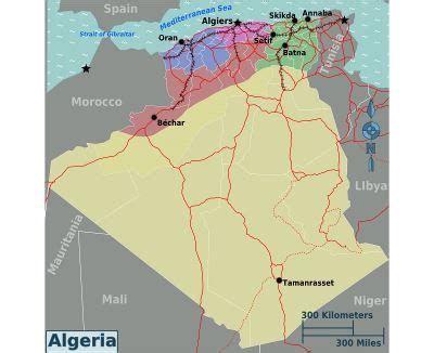 Mapas de Argelia | Colección de mapas de Argelia | África | Mapas del Mundo