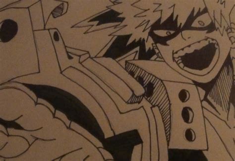 Bakugo lineart by Jurass1cSh1elds on DeviantArt