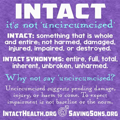 peaceful parenting: INTACT: Let's use correct terminology