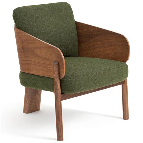 Кресло с каркасом из массива ореха Gallin Chair Green по цене 130 200 ...