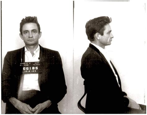 Johnny Cash Mugshot Photograph 11 X 14 Inches Iconic 1965 El | Etsy