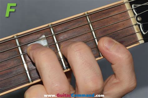 how to play an f chord on guitar