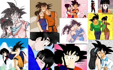 Goku + Chi Chi by Ochako107 on DeviantArt