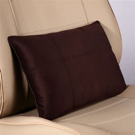 1PC Plush Car Seat Lumbar Cushion Soft Cotton Back Support For Car Seat And Office Chair Lumbar ...