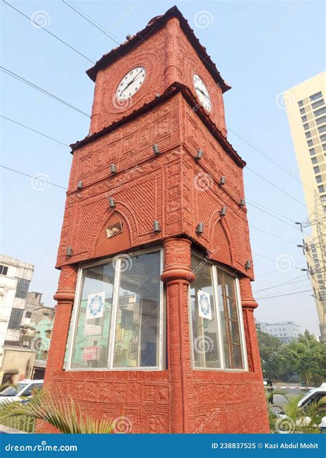 A Traffic Police Booth with Terracotta Art Works on the Walls