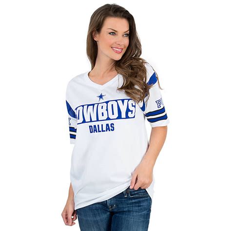 Dallas Cowboys PINK V-Neck Campus Jersey | PINK | Womens | Cowboys ...