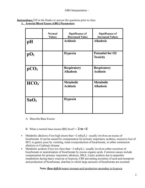 ABG+Handout+Work+sheet-1 - Instructions: Fill in the blanks or answer