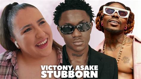 Victony, Asake - Stubborn / Just Vibes Reaction - YouTube