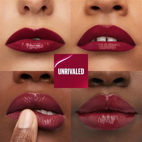 Maybelline New York - SuperStay Vinyl Ink Lipstick - 30 Unrivaled red ...