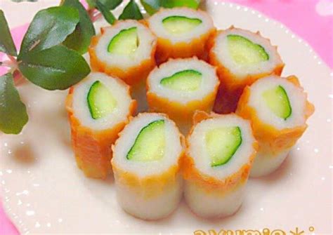 Cucumber Stuffed Chikuwa Recipe by cookpad.japan - Cookpad