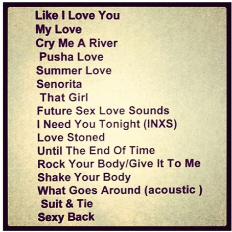 Justin Timberlake Set List – PopBytes