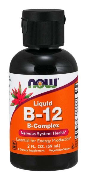 Витамин Б12 комплекс, течен | Vitamin B12 Cоmplex Liquid | Now Foods, 60мл