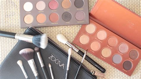 Кисти для макияжа ZOEVA Classic Brush Set и палетки для глаз Rose ...