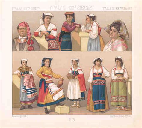 National Costumes - Italy