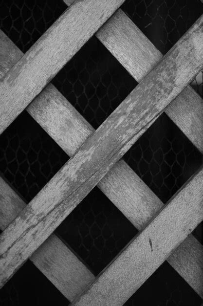 Premium Photo | Wooden trellis