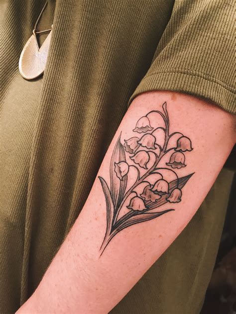 85 stunning lily of the valley tattoos – Artofit