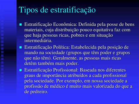 Tipos De Estratificação Social - 9