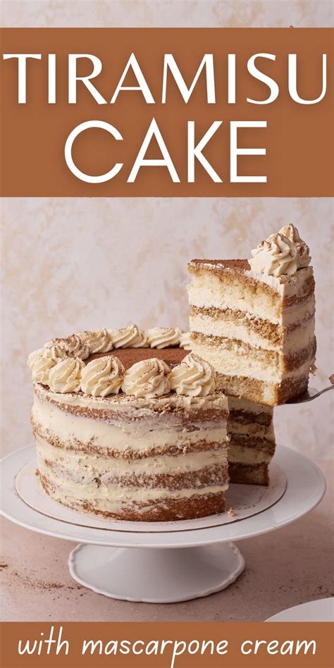 This Tiramisu Cake recipe is for a delicious tiramisu layer cake, which ...