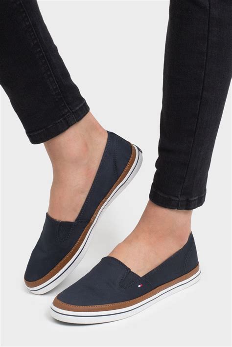 Купить Женские темно-синие слипоны Tommy Hilfiger Tommy Hilfiger ...