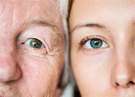 side closeup portrait  white elderly woman  photo
