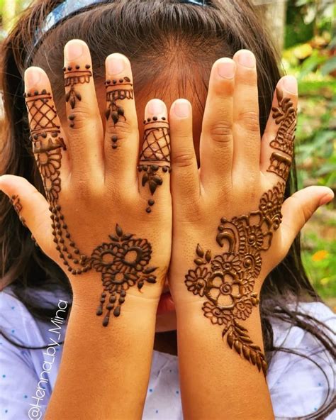 simple mehndi design   kids infoupdateorg