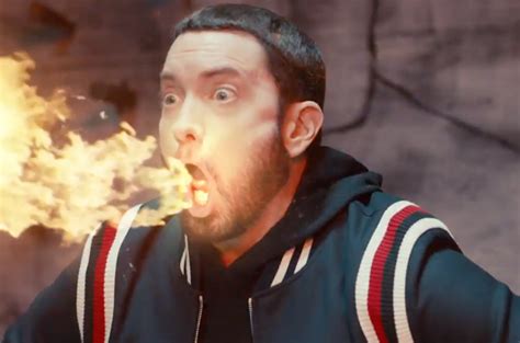 Watch Eminem Breathe Fire in His "Godzilla" Video