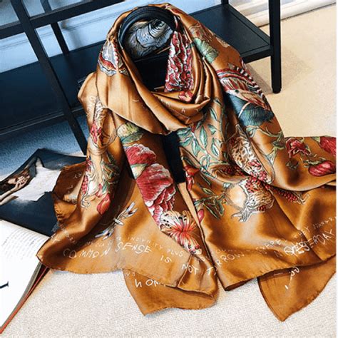 Сатенен шал от коприна Womens Scarves, Luxury Branding, Alexander ...