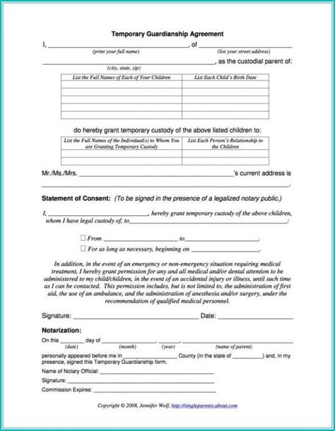Temporary Child Custody Form Georgia - Form : Resume Examples #goVLnv09va