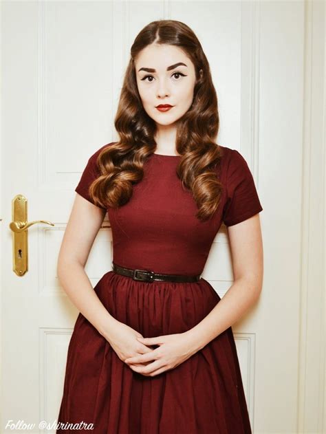MTO Dorothy Dress in Burgundy Cotton - Etsy | Vintage dresses, Vintage ...