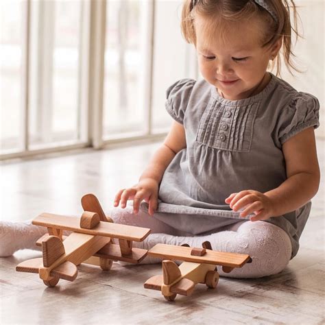 Игрушечный Самолет Кукурузник, деревянные игрушки,...