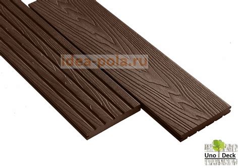 Террасная доска UnoDeck - коллекция Eterno, цвет Графит