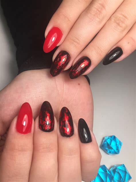 Маникюр фольга ногти nail nail art | Ногти, Маникюр, Красивые ногти