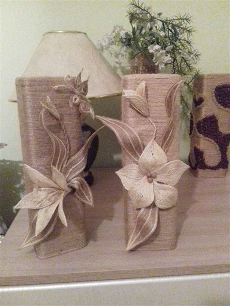 вазы из джута | Albero di natale fai da te, Natale fai da te, Fai da te