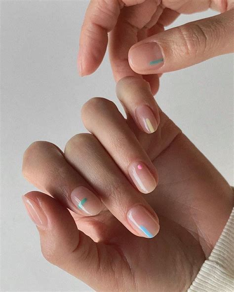 Маникюр дизайн | Minimal nails, Minimalist nails, Best acrylic nails