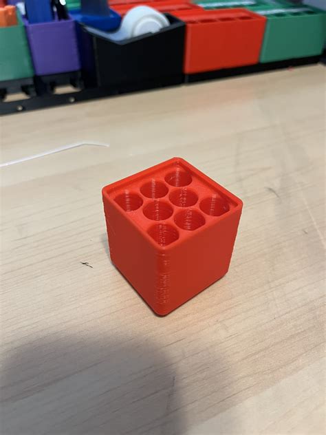 Smaller Gridfinity Pen/Pencil Holder (1x1x6) by DarkBrave | Download
