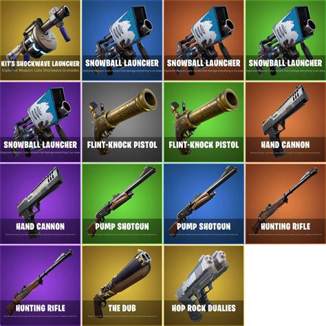 Here are all of the weapons that will be used in Lazarbeam and Fresh’s ...