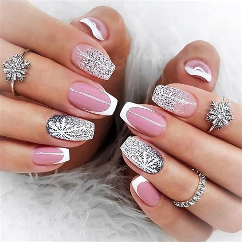 Ногти Дизайн Новинки 2023 Снежинки — Richnail.ru