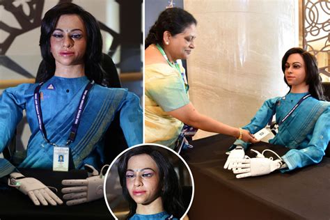 Creepy female robot that will fly to space this year unveiled by India ...