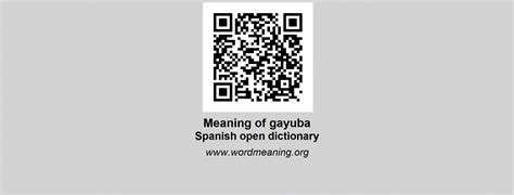 GAYUBA - Spanish open dictionary
