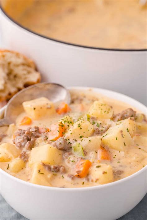 CHEESEBURGER SOUP FROM TASTE OF HOME Weight Watchers - Cool Diet Recipes