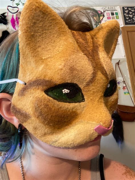 Tabby Therian Cat Mask - Etsy