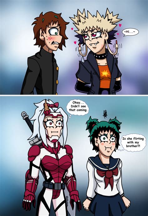 MHA:EGOTM - Flirty Katsumi by edCOM02 on DeviantArt