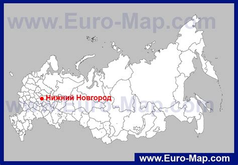 Карты Нижнего Новгорода | Подробная карта города Нижний Новгород с ...