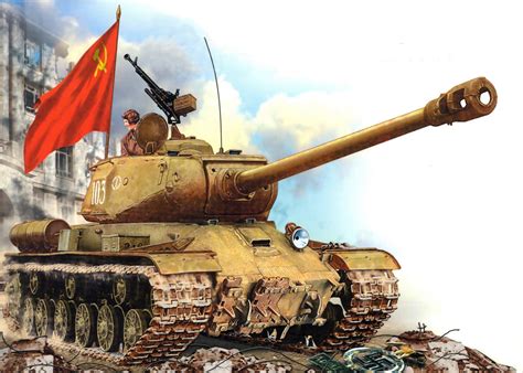 Рисунок Советский ИС-2 на рабочий стол | Бронетехника War Wallpapers